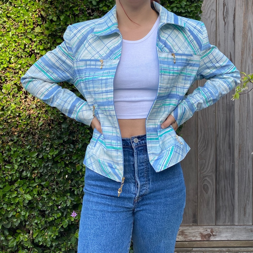 St. John vintage zip up jacket